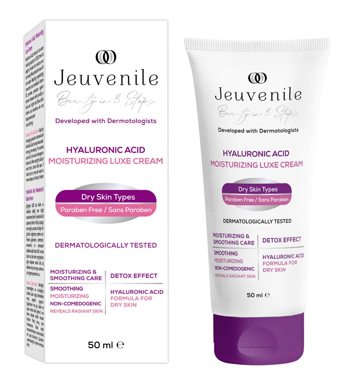Kem Jeuvenile Hyaluronic Acid Moisturizing Luxe Cream
