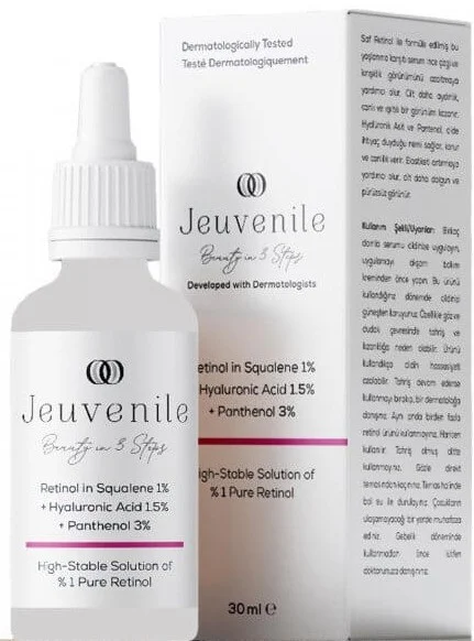 Jeuvenile Retinol In Squalene %1 + Hyaluronic Acid %1.5 + Panthenol %3 Cilt Serumu