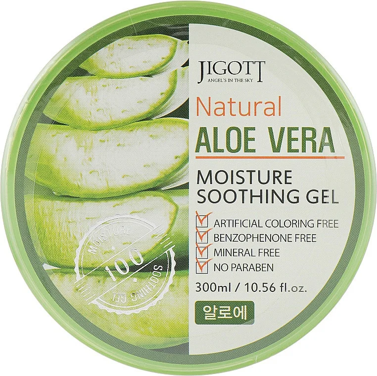 Jigott Natural Aloe Vera Moisture Soothing Gel