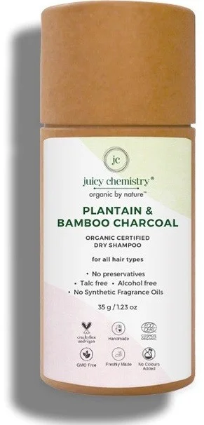 Juicy Chemistry Plantain, Bamboo And Charcoal Dry Shampoo