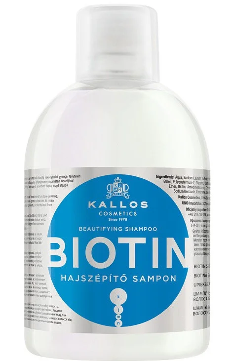 Dầu gội Kallos KJMN Biotin Beautifying Shampoo