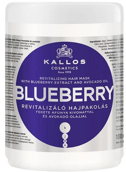 Kallos KJMN Blueberry Revitalizing Hair Mask