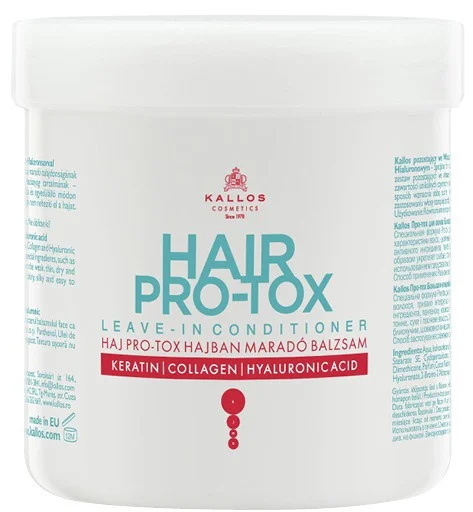 Dầu xả Kallos KJMN Hair Pro-Tox Leave-In Conditioner With Keratin, Collagen & Hyaluronic Acid