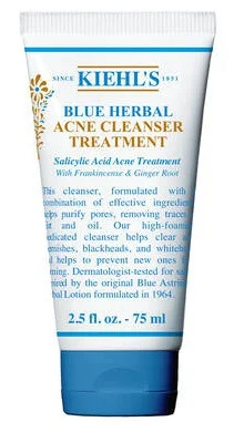 Kiehl’s Blue Herbal Acne Cleanser Treatment