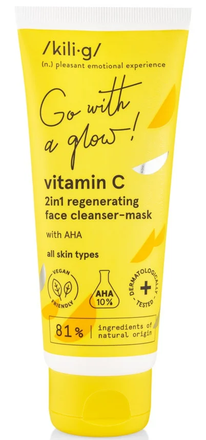 Kilig Vitamin C 2in1 Regenerating Face Cleanser-Mask