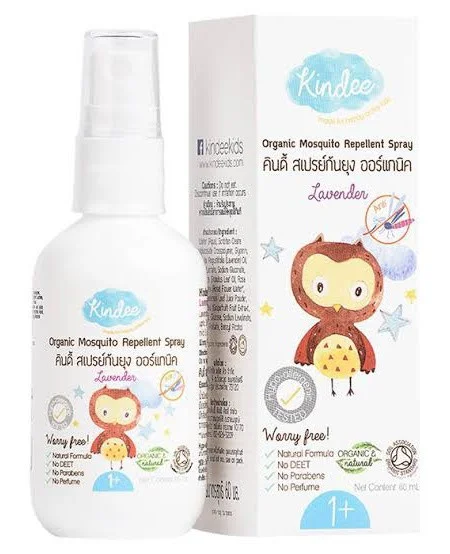 Kindee Organic Mosquito Repellent Spray Lavender