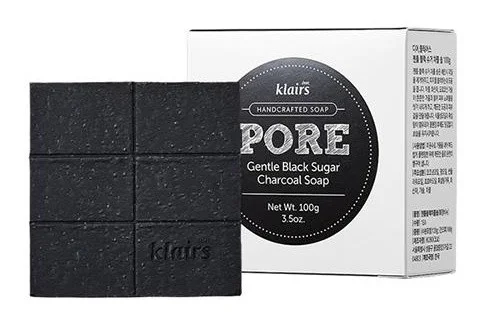 KLAIRS Gentle Black Sugar Charcoal Soap