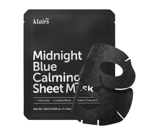 Mặt nạ làm dịu da Klairs Mignight Blue Calming Sheet Mask