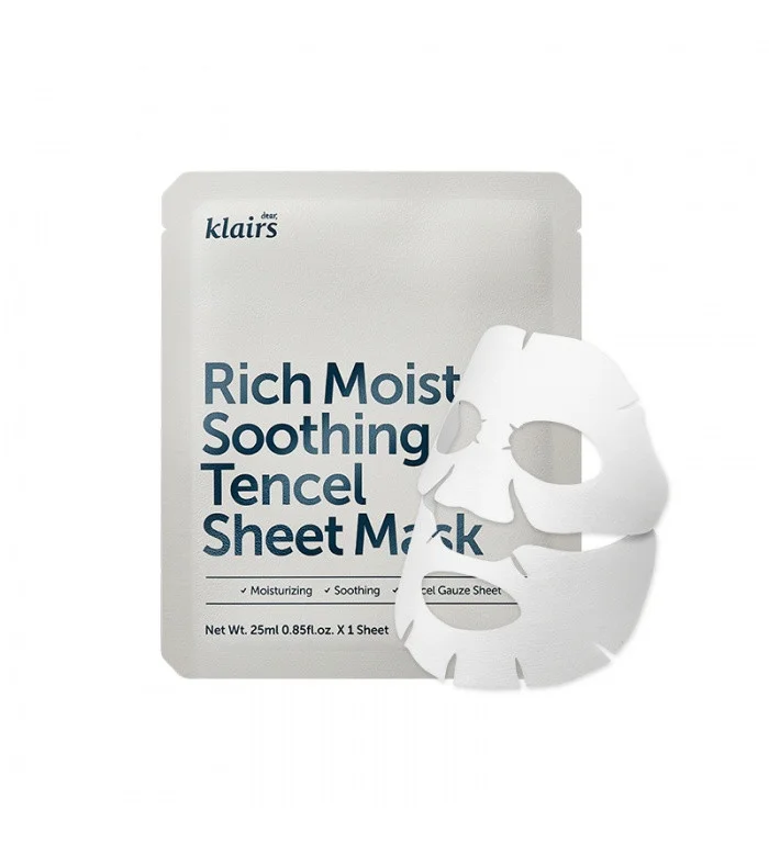 Mặt nạ dưỡng ẩm Klairs Rich Moist Soothing Tencel Sheet Mask