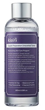 Nước hoa hồng không mùi Klairs Supple Preparation Unscented Toner