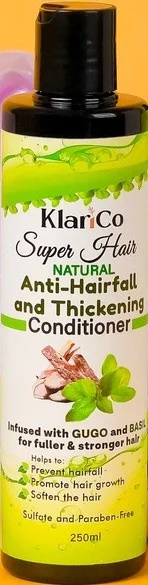 Dầu xả KlariCo Super Hair Anti-hair Fall And Thickening Gugo & Basil Conditioner