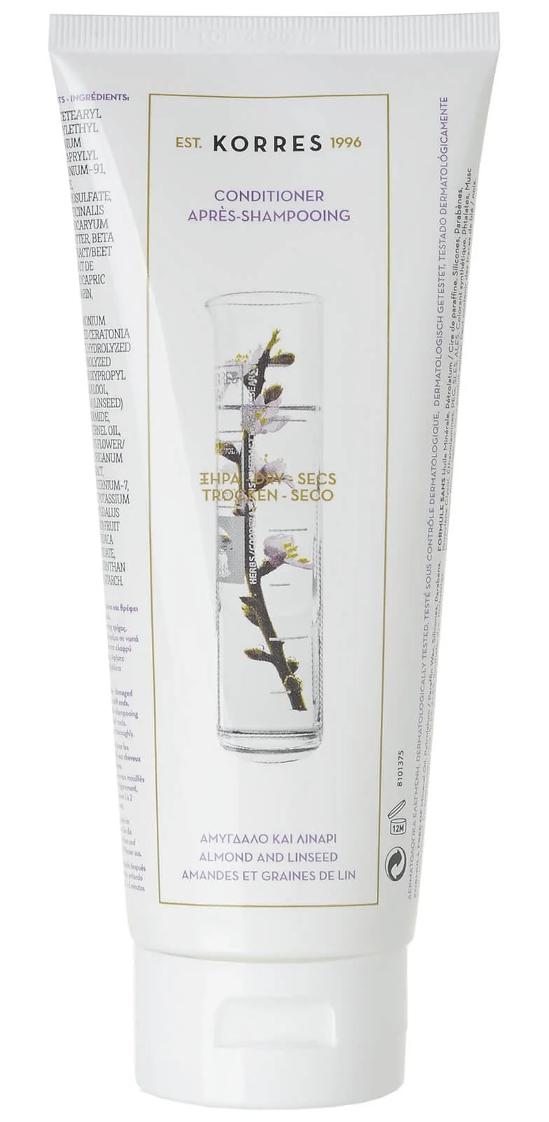 Korres Conditioner Almond & Linseed For Dry/Damaged Hair