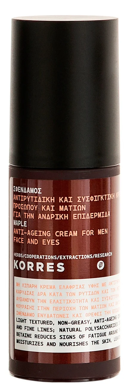 Korres Maple Anti-aging Cream for Men Face and Eyes