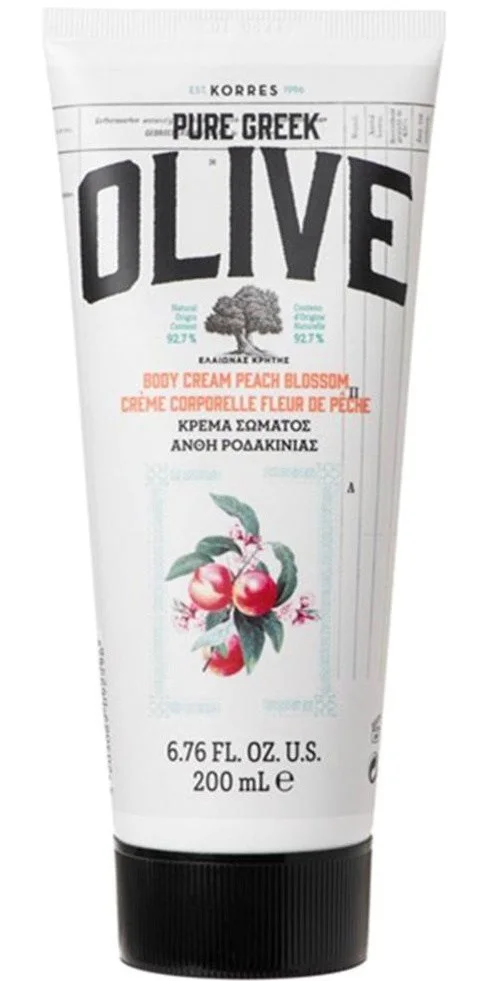 Kem dưỡng thể Korres Moisturizing Body Cream - Peach Blossom And Olive