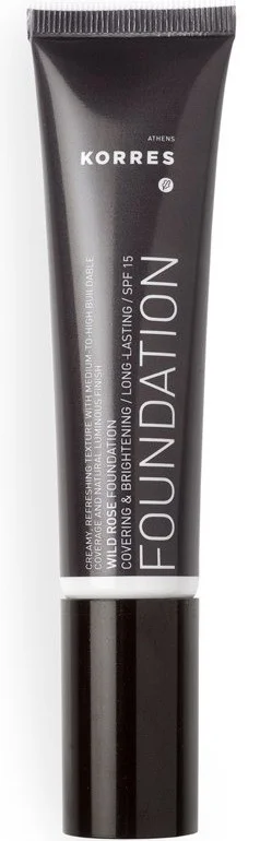 Korres Natural Wild Rose Brightening Foundation SPF15 (various Shades)
