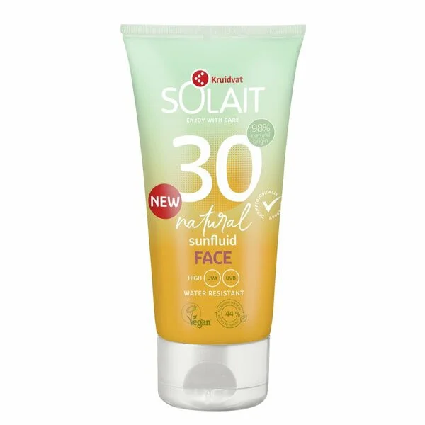 Kruidvat Solait Natural Face SPF 30 Sun Fluid