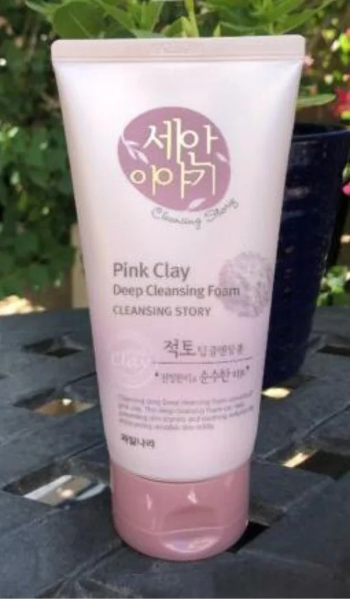 Sữa rửa mặt kwailnara / welcos Cleansing Story Pink Clay Deep Cleansing Foam