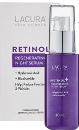Tinh chất Lacura Skin Science Retinol+ Regenerating Night Serum