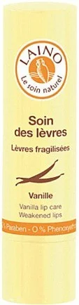 Laino Soin Des Lèvres Fragilisées Goût Vanille