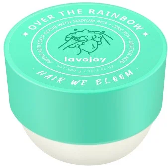Lavojoy Hair We Bloom Scalp Scrub Over The Rainbow
