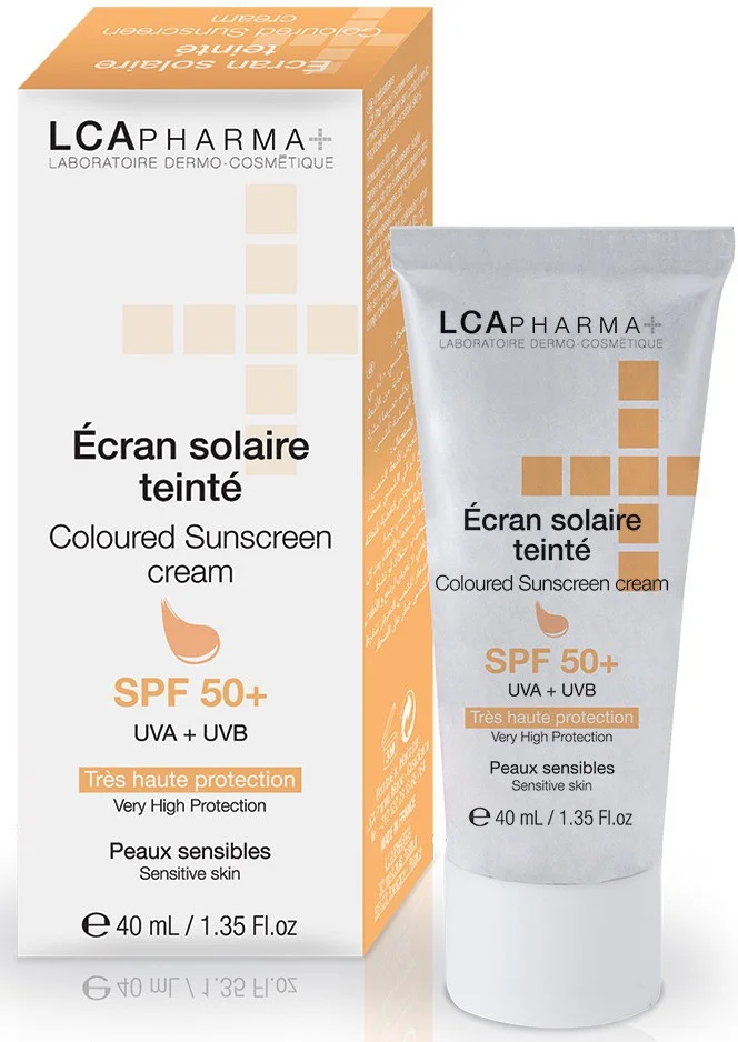 Kem LCA Pharma + Coloured Sunscreen Cream SPF 50+