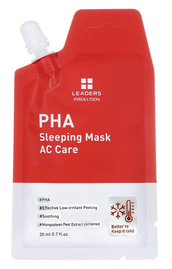 Full ingredients list LEADERS Pha Sleeping Mask, Ac Care