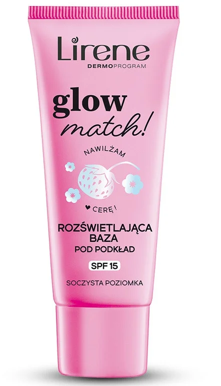 Kem nền Lirene Glow Match! Illuminating Foundation Base SPF 15
