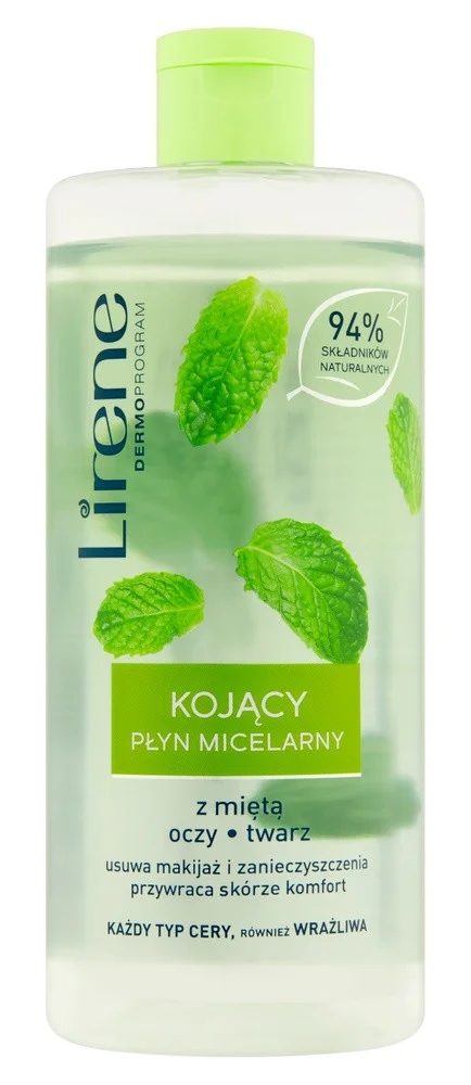Lirene Kojący Płyn Micelarny Z Miętą Do Twarzy I Oczu