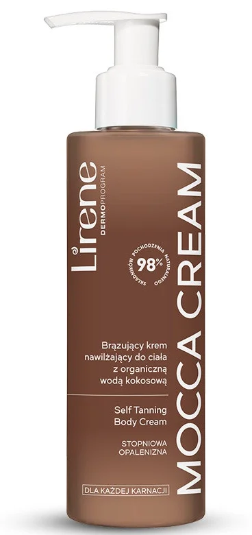 Kem dưỡng thể Lirene Perfect Tan Self Tanning Body Cream Mocca Cream