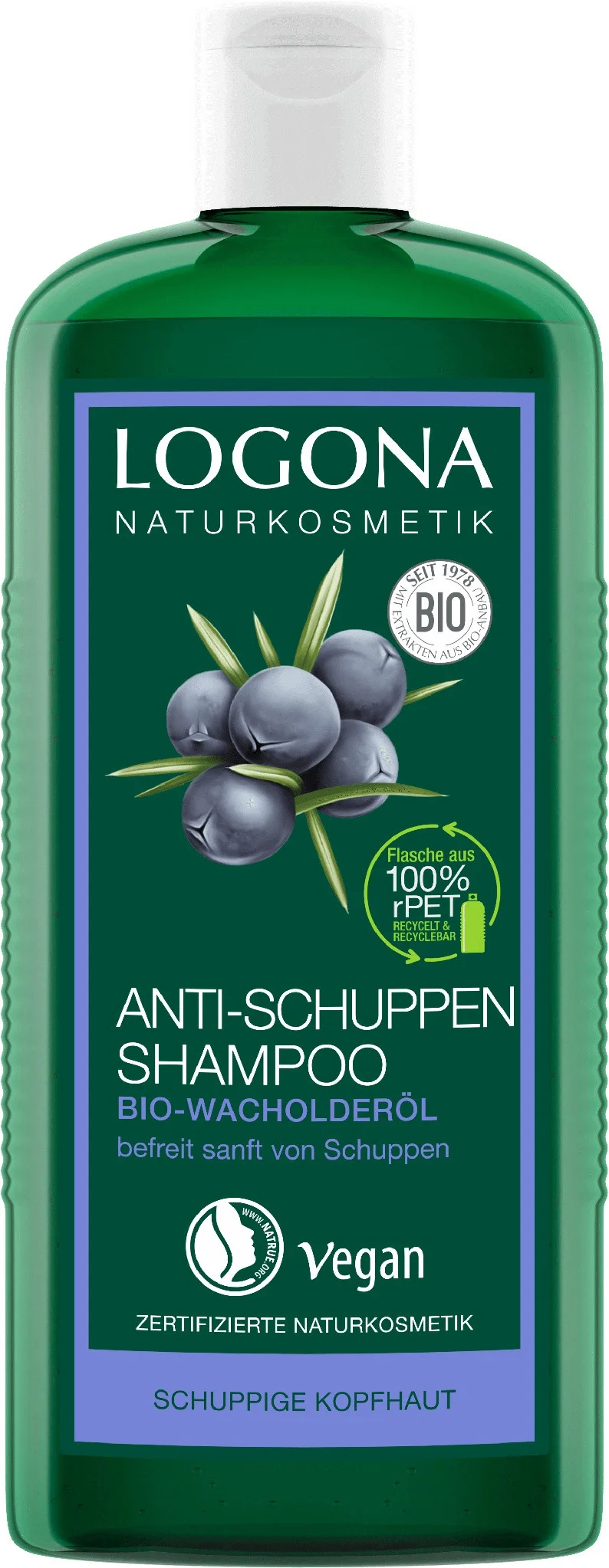 Logona Juniper Oil Anti-dandruff Shampoo