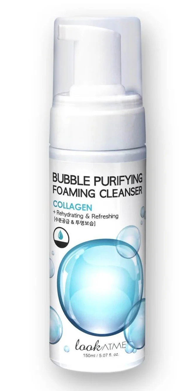 Sữa rửa mặt Look At Me Bubble Purifying Foaming Cleanser Collagen