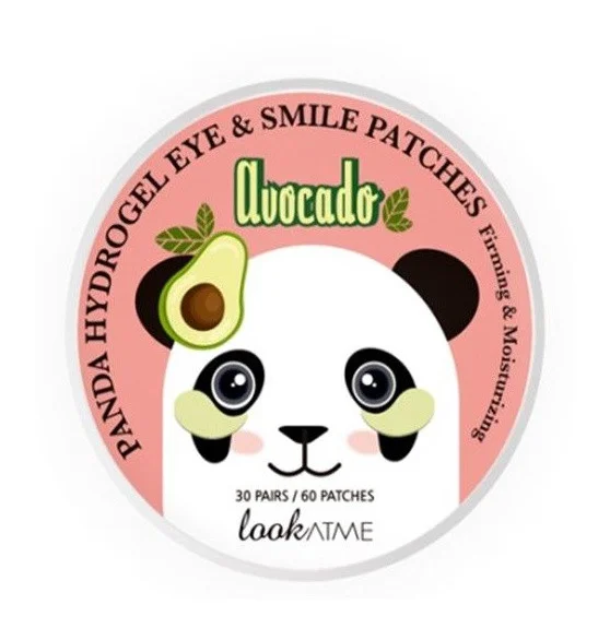 Lookatme Panda Hydro Gel Eye & Smile Patches Avocado