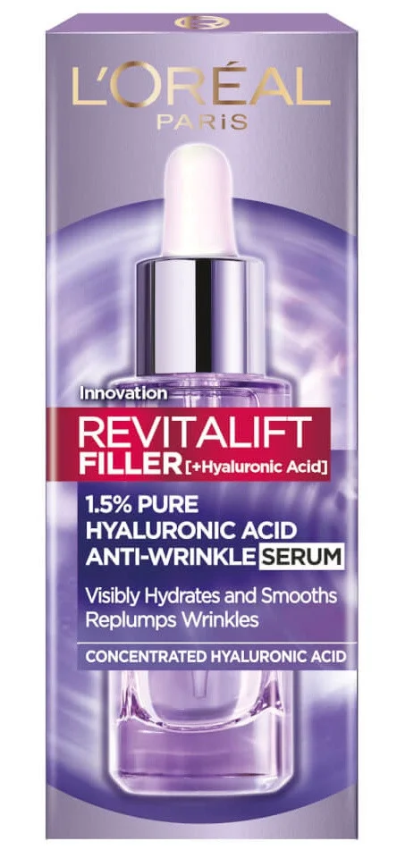 L'Oreal Paris Revitalift Filler With 1.5% Hyaluronic Acid Anti-Wrinkle Dropper Serum