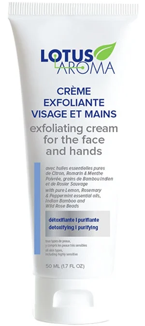 Lotus Aroma Exfoliating Cream For The Face & Hands