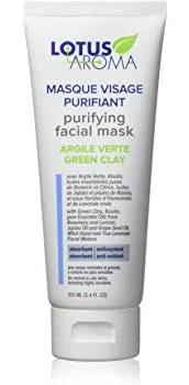 Lotus Aroma Purifying Facial Mask Green Clay