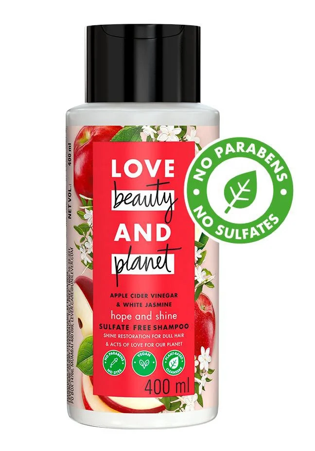 Love Beauty and Planet Apple Cider Vinegar & Jasmine Sulphate Free Shampoo
