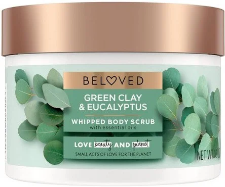 Love Beauty and Planet Beloved Green Clay & Eucalyptus Body Scrub