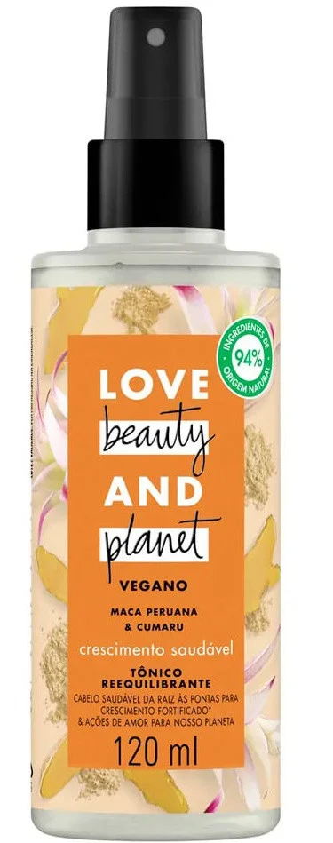 Love Beauty and Planet Tônico Reequilibrante Com Maca Peruana & Cumaru