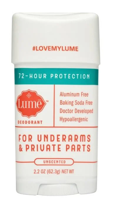 Lume Unscented Deodorant Stick