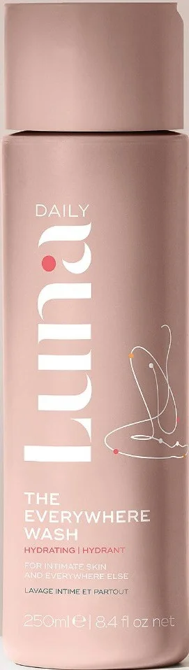 Dưỡng ẩm Luna Daily The Hydrating Everywhere pH Balanced Wash - With Prebiotics, Vitamins C + E, Omegas 3 & 6