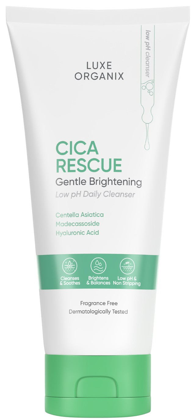 Ingredients list Luxe Organix Cica Rescue Gentle Brightening