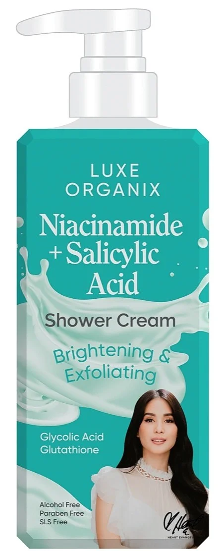 luxe organix glutathione Luxe Organix Niacinamide + Salicylic Acid + Glutathione Shower Cream