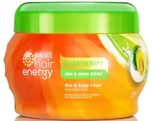 Makarizo Fibertherapy Hair & Scalp Cream With Aloe & Melon Extract