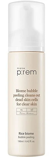 make p:rem Rice Biome Bubble Peeling