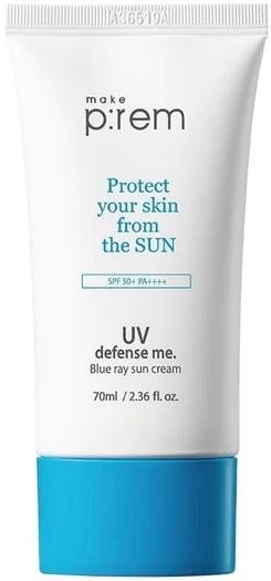 make p:rem UV Defense Me. Blue Ray Sun Cream SPF50+ PA++++