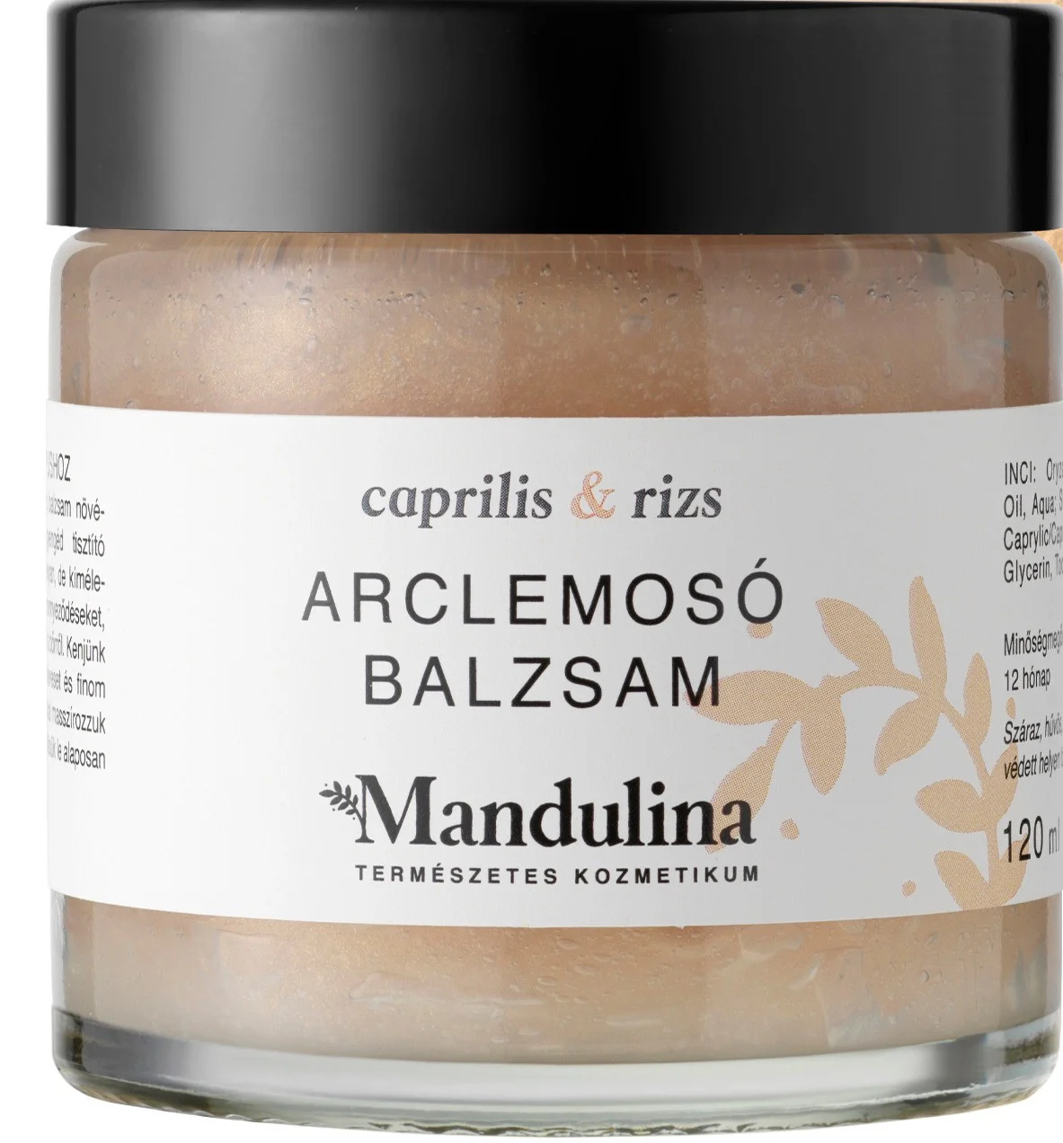 Mandulina Caprilis & Rizs Arclemosó Balzsam