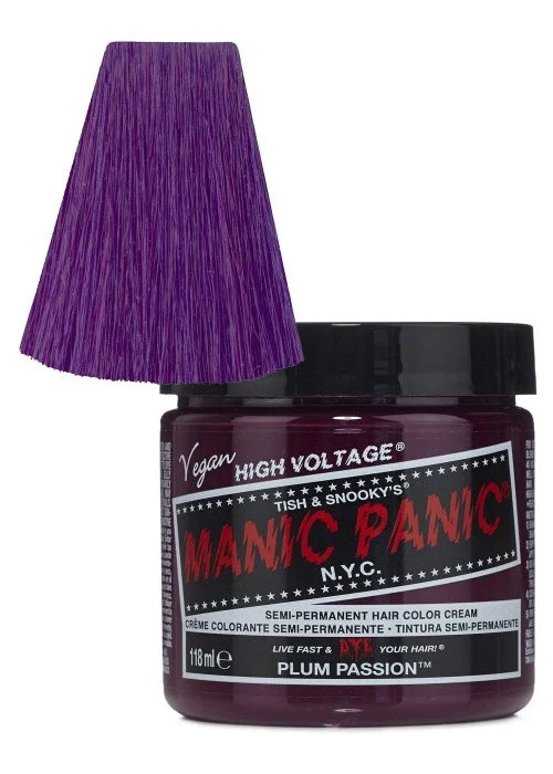 Manic Panic Semi Permanent Hair Colour Cream Plum Passion
