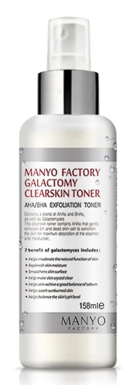MANYO FACTORY Galactomy Clearskin Aha/Bha Exfoliation Toner