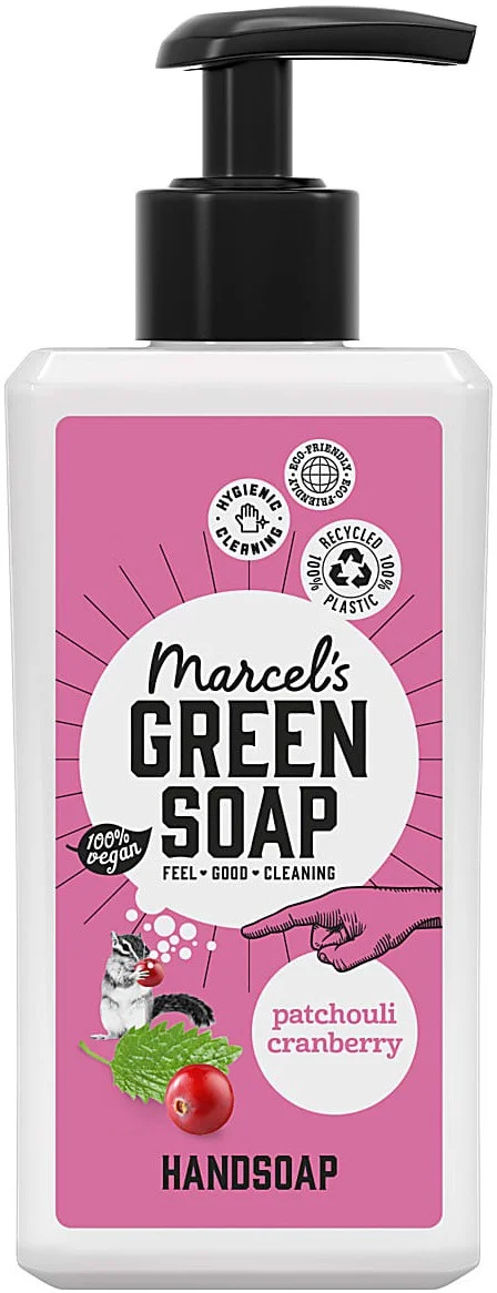 Marcel's Green Soap Hand Soap - Patchouli & Cranberry