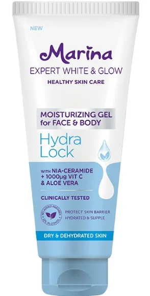 Marina Expert White & Glow Hydra Lock Moisturizing Gel For Face & Body